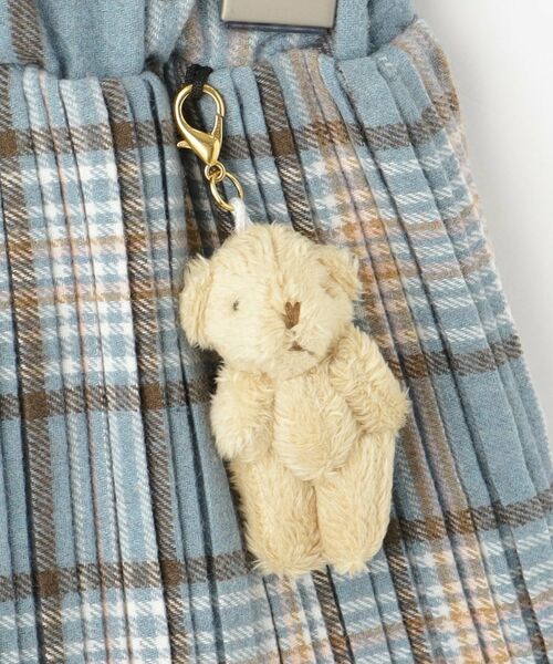 SHOO・LA・RUE / シューラルー ミニ・ひざ丈スカート | 【100-150cm】クマチャーム付きプリーツスカート | 詳細4