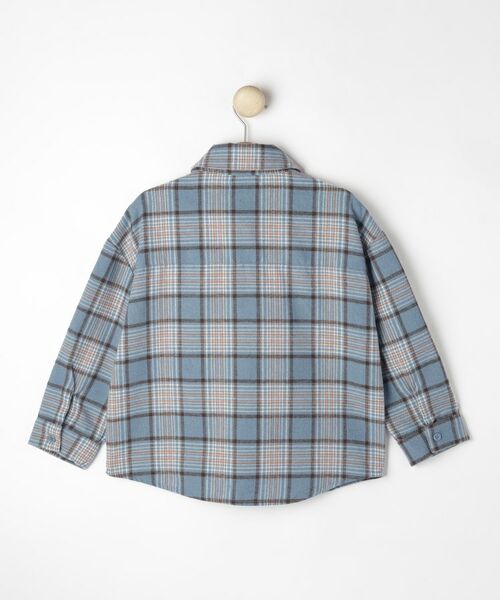 SHOO・LA・RUE / シューラルー シャツ・ブラウス | 【100-150cm】チェックオーバーシャツ | 詳細2