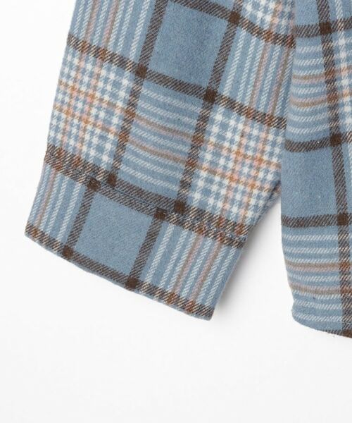 SHOO・LA・RUE / シューラルー シャツ・ブラウス | 【100-150cm】チェックオーバーシャツ | 詳細4