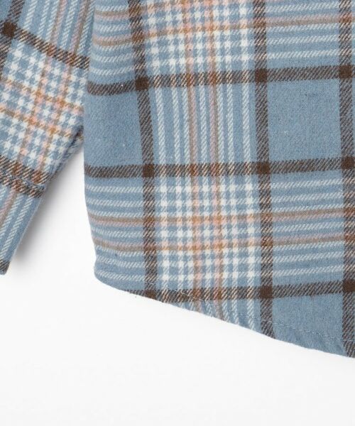 SHOO・LA・RUE / シューラルー シャツ・ブラウス | 【100-150cm】チェックオーバーシャツ | 詳細5
