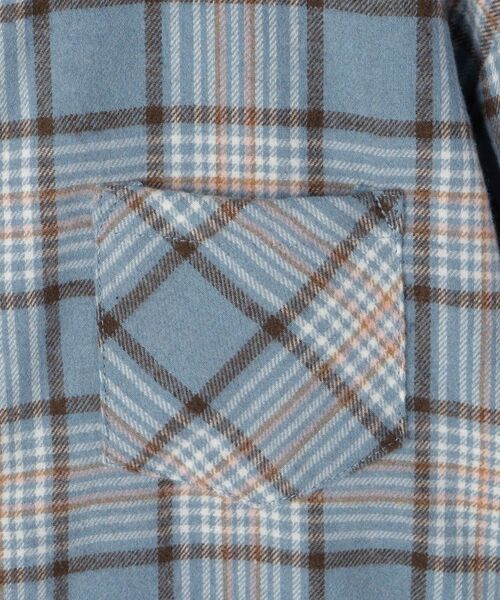SHOO・LA・RUE / シューラルー シャツ・ブラウス | 【100-150cm】チェックオーバーシャツ | 詳細6