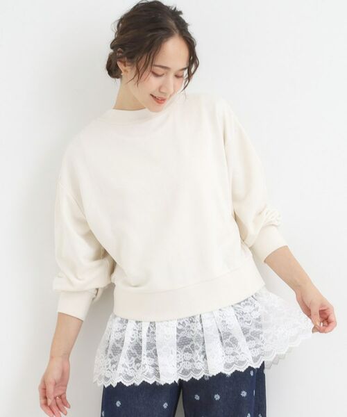 SHOO・LA・RUE / シューラルー その他トップス | 【2点セット】ハーフスリーブミニ裏毛プルオーバー＆レースタンクトップSET | 詳細18