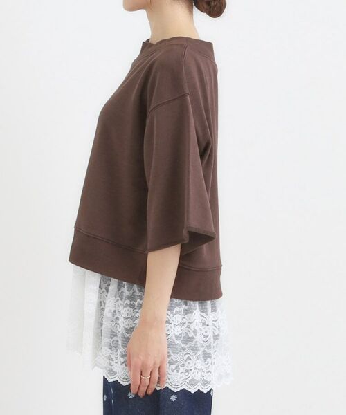 SHOO・LA・RUE / シューラルー その他トップス | 【2点セット】ハーフスリーブミニ裏毛プルオーバー＆レースタンクトップSET | 詳細23