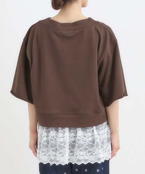 SHOO・LA・RUE / シューラルー その他トップス | 【2点セット】ハーフスリーブミニ裏毛プルオーバー＆レースタンクトップSET | 詳細24