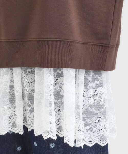 SHOO・LA・RUE / シューラルー その他トップス | 【2点セット】ハーフスリーブミニ裏毛プルオーバー＆レースタンクトップSET | 詳細27