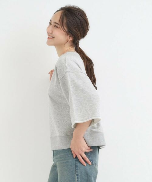 SHOO・LA・RUE / シューラルー その他トップス | 【2点セット】ハーフスリーブミニ裏毛プルオーバー＆レースタンクトップSET | 詳細4