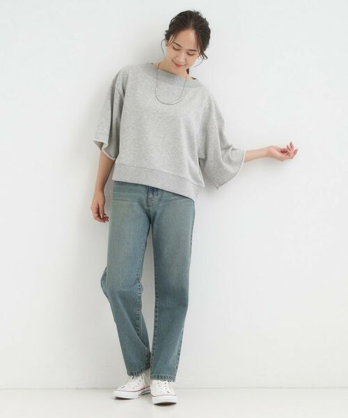 SHOO・LA・RUE / シューラルー その他トップス | 【2点セット】ハーフスリーブミニ裏毛プルオーバー＆レースタンクトップSET | 詳細6