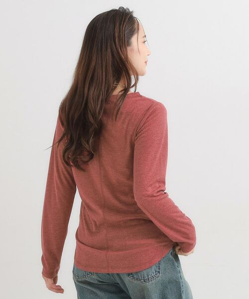 SHOO・LA・RUE / シューラルー カットソー | 【洗濯機可/S-LL】毎日コーデに シアーテレコロンT | 詳細14