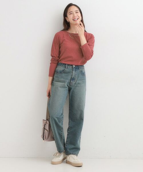 SHOO・LA・RUE / シューラルー カットソー | 【洗濯機可/S-LL】毎日コーデに シアーテレコロンT | 詳細15