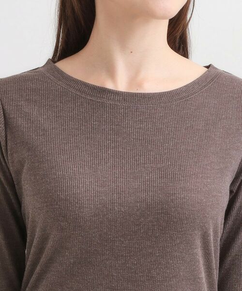 SHOO・LA・RUE / シューラルー カットソー | 【洗濯機可/S-LL】毎日コーデに シアーテレコロンT | 詳細20