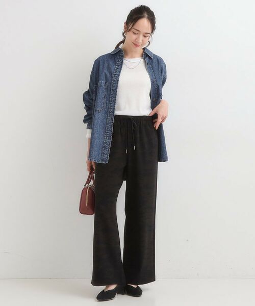 SHOO・LA・RUE / シューラルー カットソー | 【洗濯機可/S-LL】毎日コーデに シアーテレコロンT | 詳細3