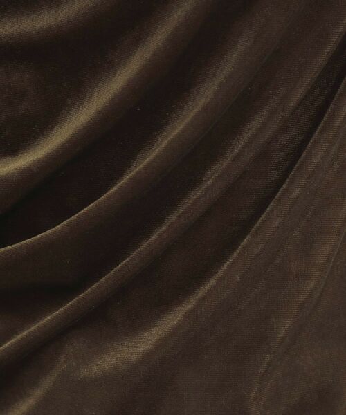 SHOO・LA・RUE / シューラルー カットソー | 【S-LL】ベロア調ドレープデザインカットソー | 詳細12