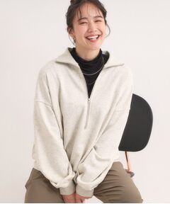 SHOO・LA・RUE / シューラルー スウェット | 8色の選べる楽しさ ハーフジップ オーバーサイズスウェット