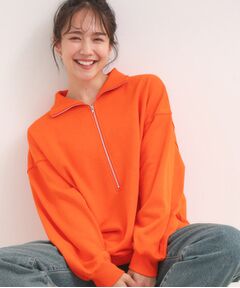 SHOO・LA・RUE / シューラルー スウェット | 8色の選べる楽しさ ハーフジップ オーバーサイズスウェット