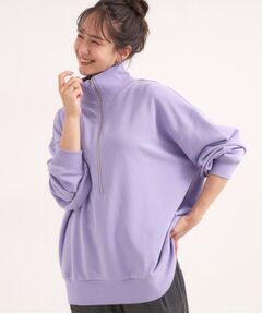 SHOO・LA・RUE / シューラルー スウェット | 8色の選べる楽しさ ハーフジップ オーバーサイズスウェット