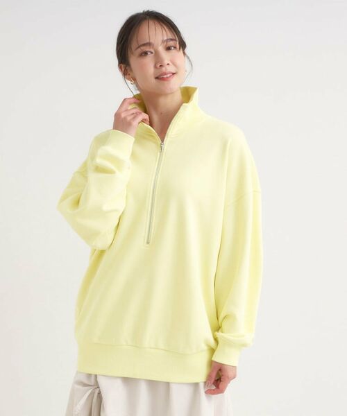 SHOO・LA・RUE / シューラルー スウェット | 8色の選べる楽しさ ハーフジップ オーバーサイズスウェット | 詳細13