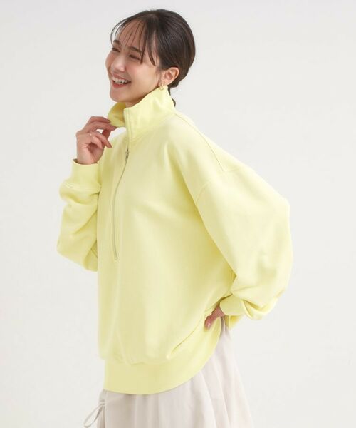 SHOO・LA・RUE / シューラルー スウェット | 8色の選べる楽しさ ハーフジップ オーバーサイズスウェット | 詳細14