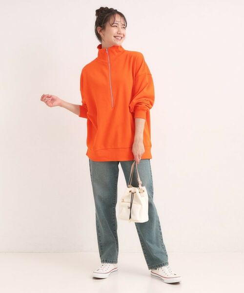 SHOO・LA・RUE / シューラルー スウェット | 8色の選べる楽しさ ハーフジップ オーバーサイズスウェット | 詳細23