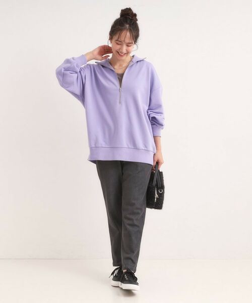 SHOO・LA・RUE / シューラルー スウェット | 8色の選べる楽しさ ハーフジップ オーバーサイズスウェット | 詳細27
