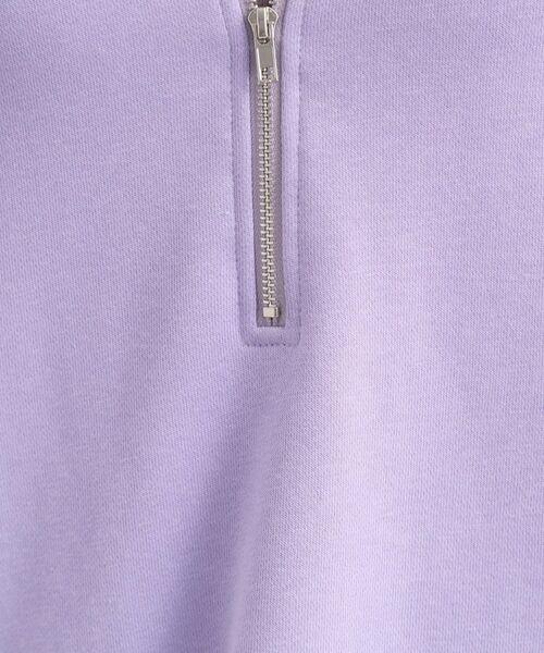 SHOO・LA・RUE / シューラルー スウェット | 8色の選べる楽しさ ハーフジップ オーバーサイズスウェット | 詳細28