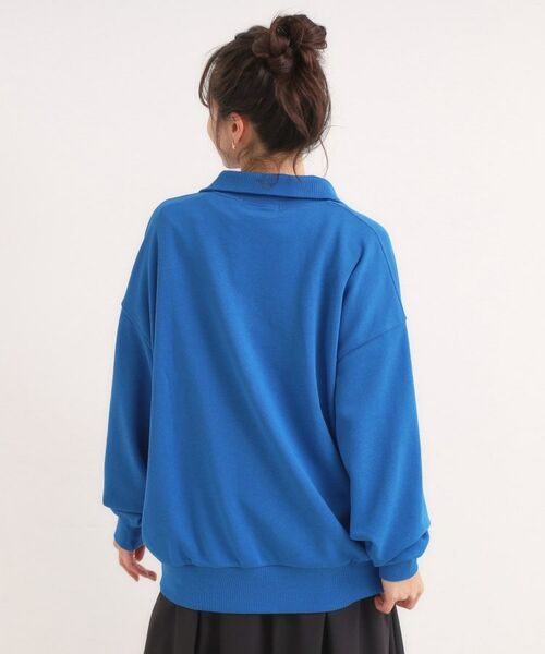 SHOO・LA・RUE / シューラルー スウェット | 8色の選べる楽しさ ハーフジップ オーバーサイズスウェット | 詳細30