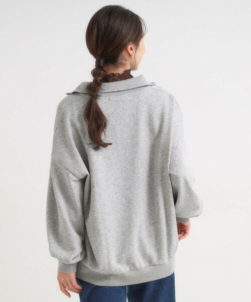 SHOO・LA・RUE / シューラルー スウェット | 8色の選べる楽しさ ハーフジップ オーバーサイズスウェット | 詳細6