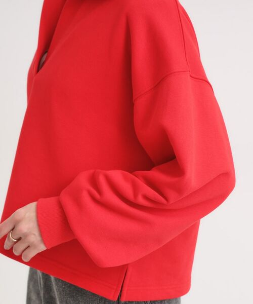 SHOO・LA・RUE / シューラルー スウェット | 【なめらかタッチ/洗濯機可】スキッパーポロスウェット | 詳細17