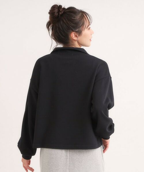 SHOO・LA・RUE / シューラルー スウェット | 【なめらかタッチ/洗濯機可】スキッパーポロスウェット | 詳細6