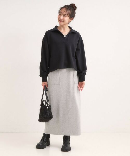 SHOO・LA・RUE / シューラルー スウェット | 【なめらかタッチ/洗濯機可】スキッパーポロスウェット | 詳細7