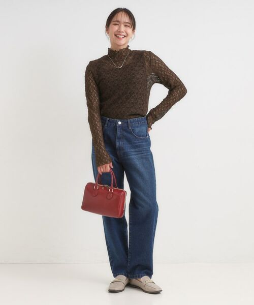 SHOO・LA・RUE / シューラルー カットソー | 【S-LL】上品なレースハイネックトップス | 詳細11