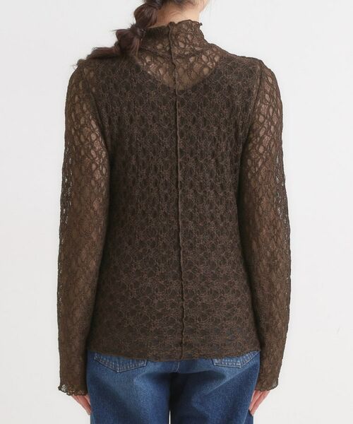 SHOO・LA・RUE / シューラルー カットソー | 【S-LL】上品なレースハイネックトップス | 詳細15