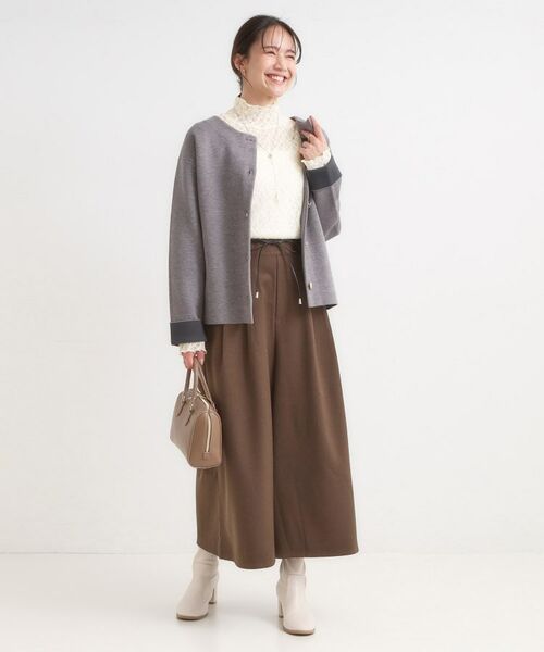 SHOO・LA・RUE / シューラルー カットソー | 【S-LL】上品なレースハイネックトップス | 詳細3