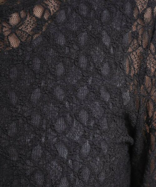 SHOO・LA・RUE / シューラルー カットソー | 【S-LL】上品なレースハイネックトップス | 詳細8