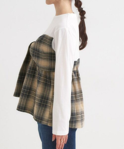 SHOO・LA・RUE / シューラルー カットソー | シャツレイヤード風で1枚でサマ見え ロンT | 詳細10