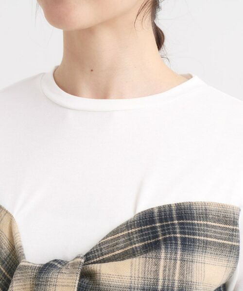 SHOO・LA・RUE / シューラルー カットソー | シャツレイヤード風で1枚でサマ見え ロンT | 詳細12