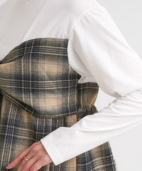 SHOO・LA・RUE / シューラルー カットソー | シャツレイヤード風で1枚でサマ見え ロンT | 詳細13