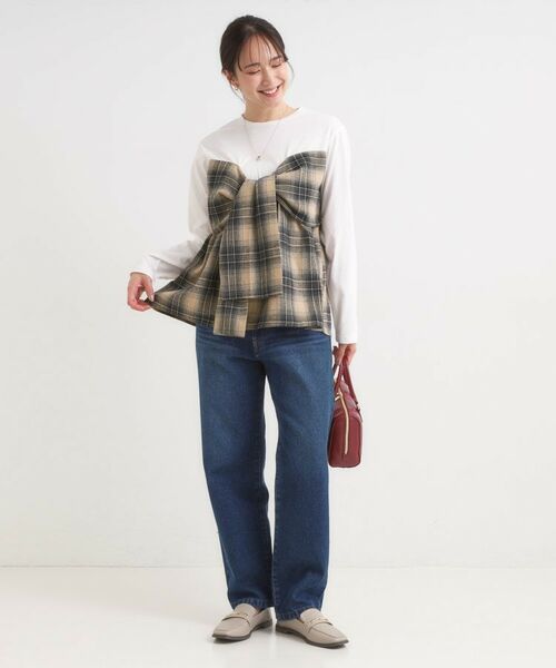 SHOO・LA・RUE / シューラルー カットソー | シャツレイヤード風で1枚でサマ見え ロンT | 詳細7