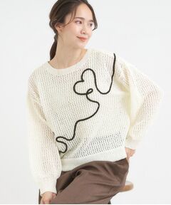 SHOO・LA・RUE / シューラルー カーディガン・ボレロ | コード刺繍アソートメッシュカーディガン