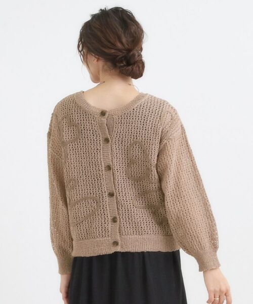 SHOO・LA・RUE / シューラルー カーディガン・ボレロ | コード刺繍アソートメッシュカーディガン | 詳細18