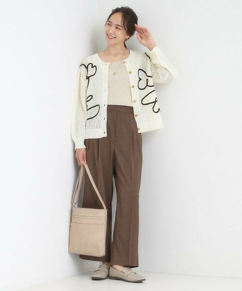SHOO・LA・RUE / シューラルー カーディガン・ボレロ | コード刺繍アソートメッシュカーディガン | 詳細5