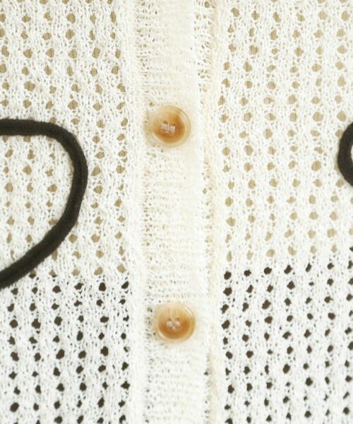 SHOO・LA・RUE / シューラルー カーディガン・ボレロ | コード刺繍アソートメッシュカーディガン | 詳細7