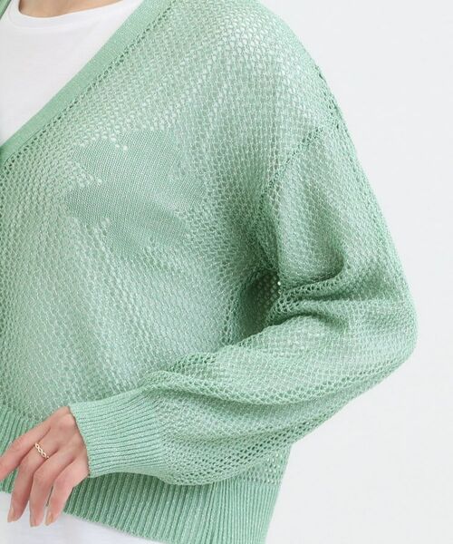 SHOO・LA・RUE / シューラルー カーディガン・ボレロ | 【2点セット】ラメメッシュニットカーディガン＋ロンTセット | 詳細21