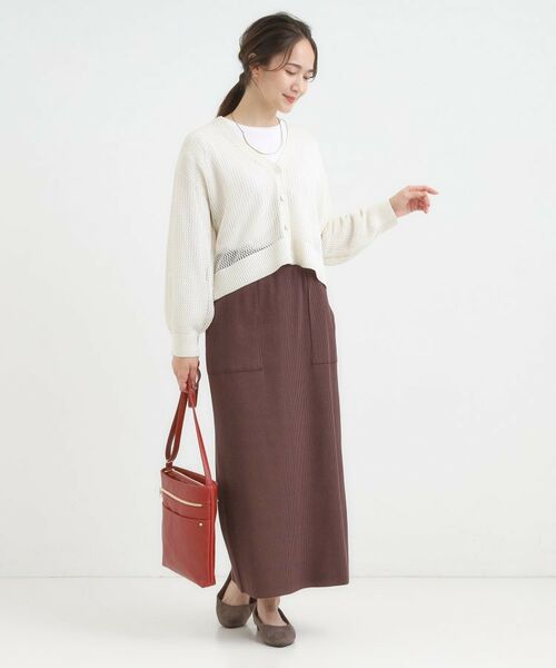 SHOO・LA・RUE / シューラルー カーディガン・ボレロ | 【2点セット】ラメメッシュニットカーディガン＋ロンTセット | 詳細3