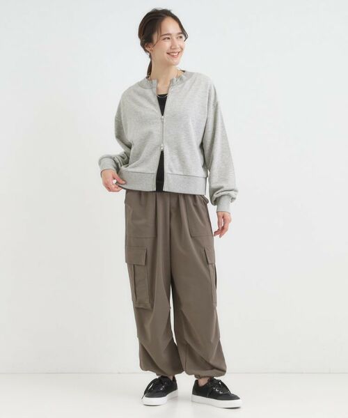 SHOO・LA・RUE / シューラルー カーディガン・ボレロ | 【前後2WAY】ボートネックダブルジップカーディガン | 詳細12