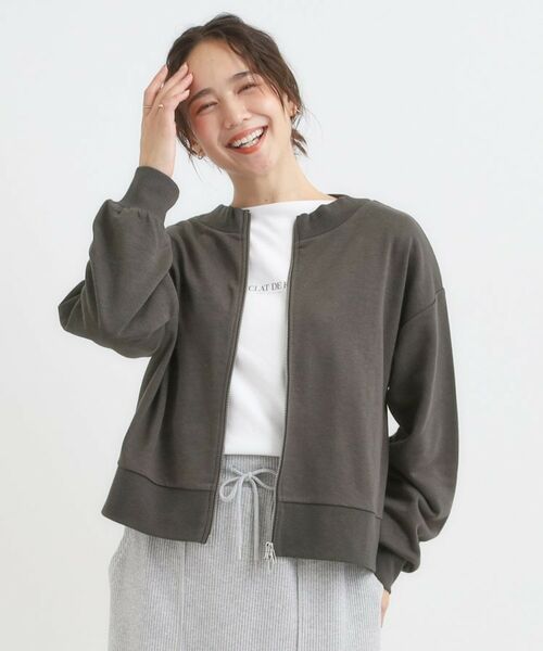 SHOO・LA・RUE / シューラルー カーディガン・ボレロ | 【前後2WAY】ボートネックダブルジップカーディガン | 詳細17