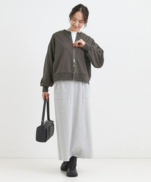 SHOO・LA・RUE / シューラルー カーディガン・ボレロ | 【前後2WAY】ボートネックダブルジップカーディガン | 詳細20