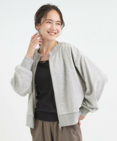 SHOO・LA・RUE / シューラルー カーディガン・ボレロ | 【前後2WAY】ボートネックダブルジップカーディガン | 詳細8