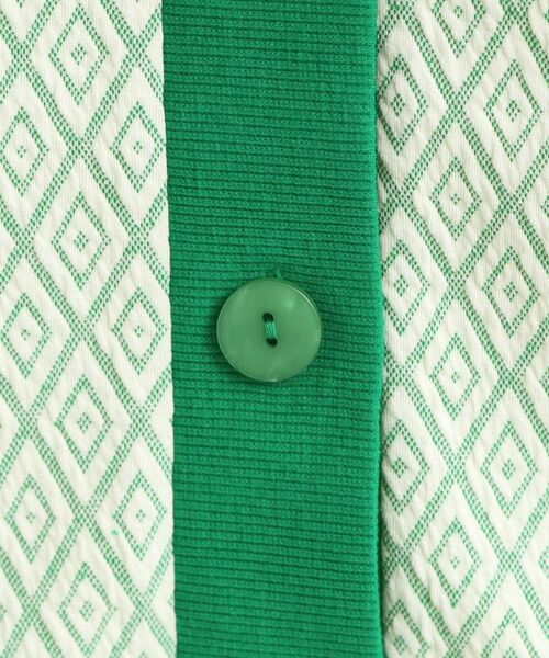 SHOO・LA・RUE / シューラルー カーディガン・ボレロ | 【前後2WAY】幾何学柄 ふくれジャカードカーディガン | 詳細14