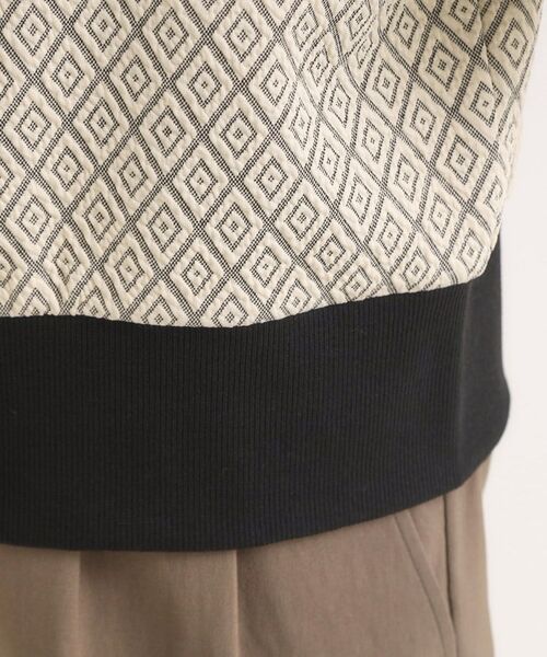 SHOO・LA・RUE / シューラルー カーディガン・ボレロ | 【前後2WAY】幾何学柄 ふくれジャカードカーディガン | 詳細27