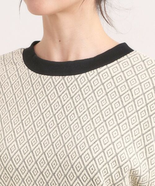 SHOO・LA・RUE / シューラルー カーディガン・ボレロ | 【前後2WAY】幾何学柄 ふくれジャカードカーディガン | 詳細30